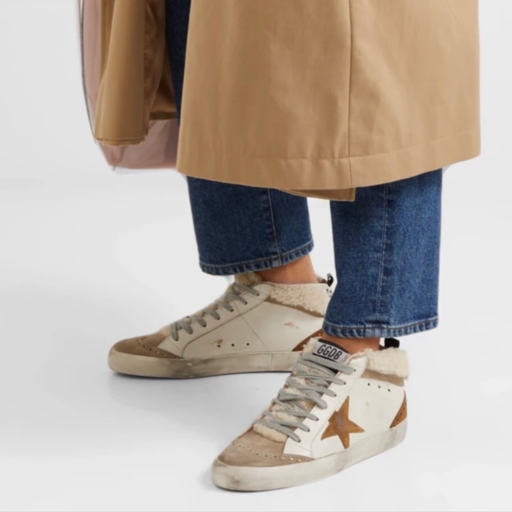 SOLD - Golden Goose shearling midstars - Picture 1 of 10